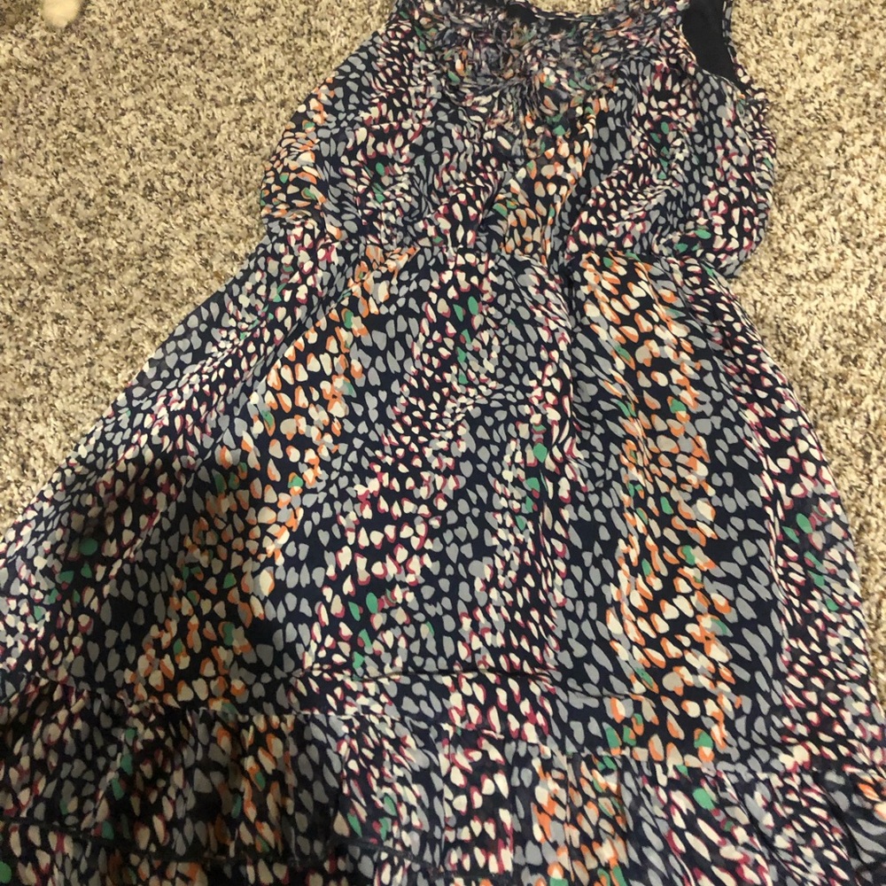 Floral dress.